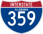 Interstate 359 marker