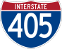 Interstate 405 marker