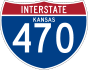 Interstate 470 marker