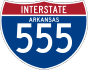 Interstate 555 marker