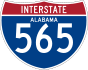 Interstate 565 marker