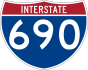 Interstate 690 marker