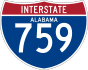 Interstate 759 marker