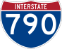 Interstate 790 marker