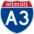 Interstate A3 marker