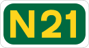 N21 road shield}}