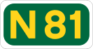 N81 road shield}}