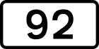 Route 92 shield}}