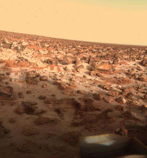 Ice on Mars Utopia Planitia