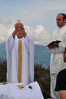 Priests of the Institute of the Incarnate Word celebrate Mass