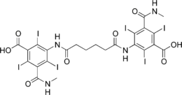 Skeletal formula of iocarmic acid