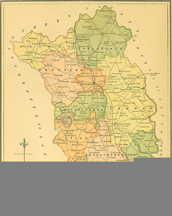 Ireland - 1885 Map of County Kilkenny.jpg