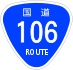 National Route 106 shield