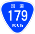 National Route 179 shield