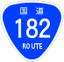 National Route 182 shield