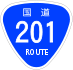 National Route 201 shield