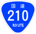 National Route 210 shield