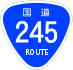 National Route 245 shield