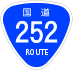 National Route 252 shield