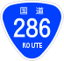 National Route 286 shield