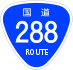 National Route 288 shield