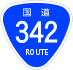 National Route 342 shield