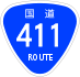 National Route 411 shield