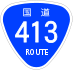 National Route 413 shield