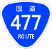 National Route 477 shield