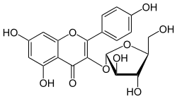 Chemical structure of juglanin