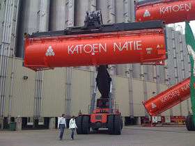 Katoen Natie container stacker