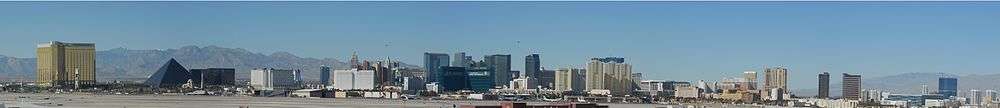 Las Vegas Strip from the south east, 2012