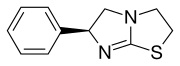 Skeletal formula of levamisole