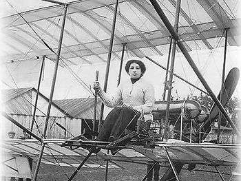 Russian, Lydia Zvereva, the 8th woman to earn a pilot's license.