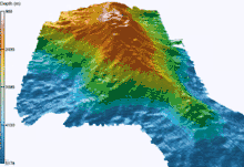 3D map of Lōʻihi