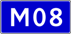 Highway M08 shield}}