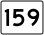 State Route 159 marker