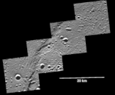 A close snapshot of Ridges near the South Pole