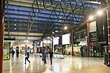 The main concourse of Lime Street station