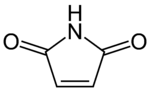 Structural formula of maleimide