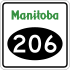 Provincial Road 206 shield