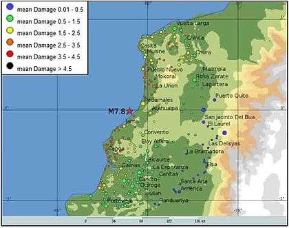 Intensity by settlements