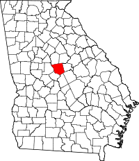 State map highlighting Jones County