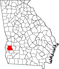 State map highlighting Randolph County