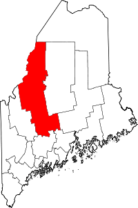 State map highlighting Somerset County