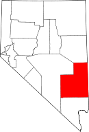 State map highlighting Lincoln County