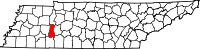 State map highlighting Decatur County