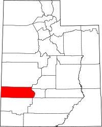 State map highlighting Beaver County