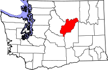 State map highlighting Douglas County