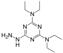 Skeletal formula of meladrazine